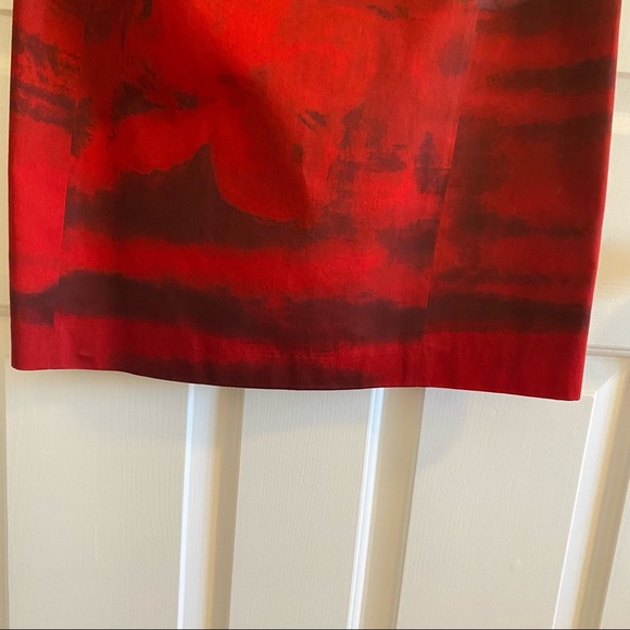 MaxMara Abstract Art Sleeveless Pinafore Shift Dress | Size 4 - Picture 12 of 13